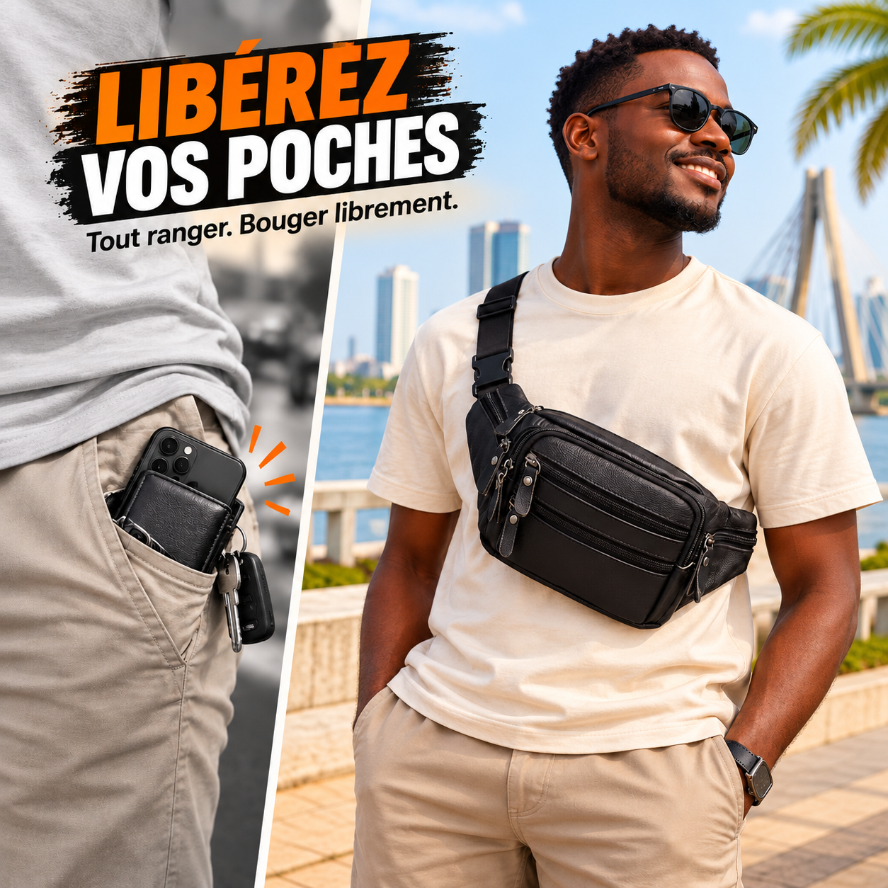 Crossbody Multi-Poches